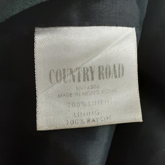 Vintage 90s Black Maxi Dress Halter Tie Neck 100% Linen Back Slit Resort Minimal - Picture 13 of 16